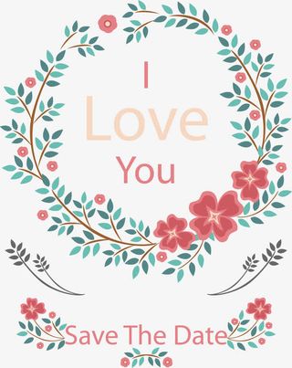 卡通手绘圆环边框免抠