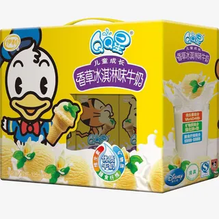 伊利QQ星儿童成长牛奶免抠