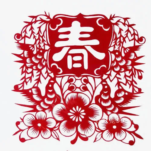 免抠春节剪纸PNG素材免抠