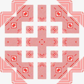 矢量彩色线条几何底纹装饰素材免抠