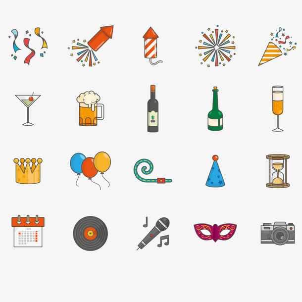 新年庆祝元素免抠