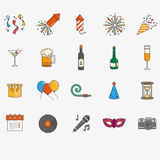 新年庆祝元素免抠