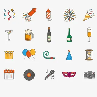 新年庆祝元素免抠