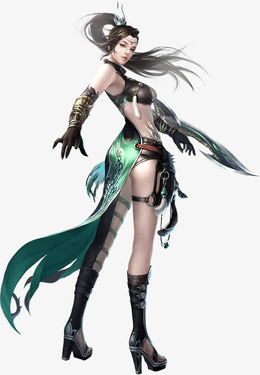 美女杀手性感女神免抠