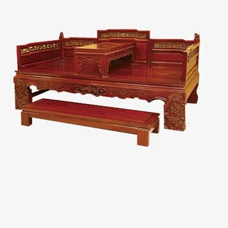 雕刻美观古代椅子桌子免抠