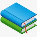 蓝色书皮免抠