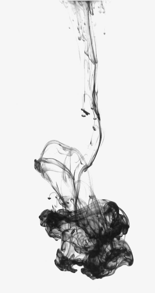 滴水 水墨 中国风免抠