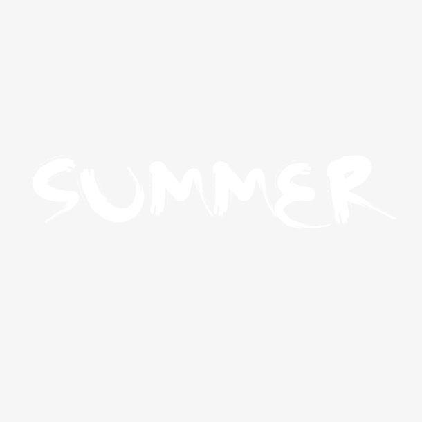 SUMMER英文字母艺术字免抠