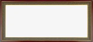 巨幅山水画画框PSD免抠