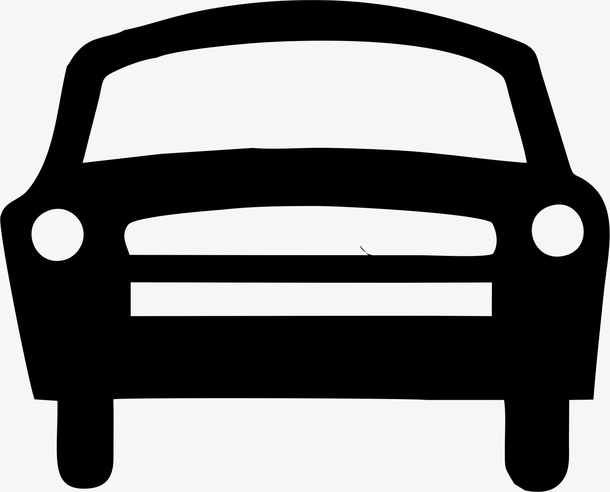 小汽车图标矢量免抠