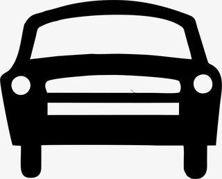 小汽车图标矢量免抠