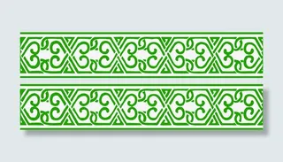 新疆特色条纹民族条纹免抠