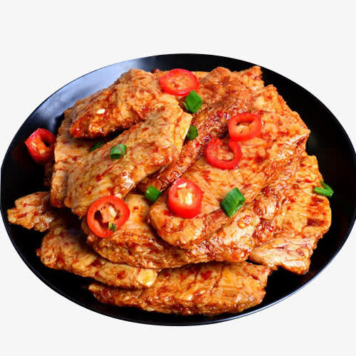 香辣味手撕素肉免抠