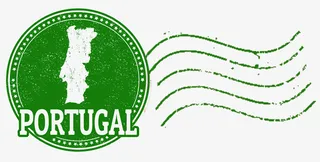葡萄牙圆形邮戳免抠
