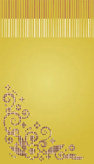 黄色可爱边框免抠