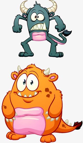 卡通小妖怪免抠