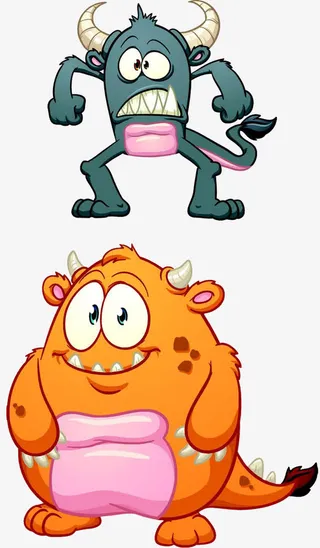 卡通小妖怪免抠