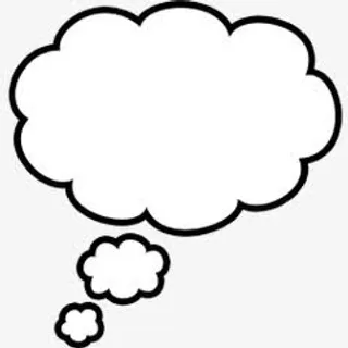 黑色线条对话框联想图片免抠