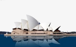 澳大利亚悉尼歌剧院免抠