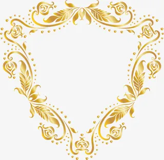 金色叶子装饰免抠