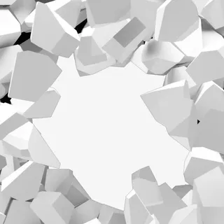 破碎石块窟窿免抠