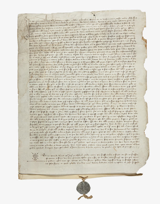 羊皮纸古代文书免抠