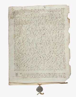 羊皮纸古代文书免抠