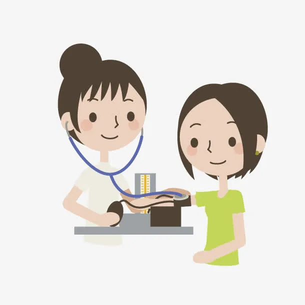 卡通血压测量免抠