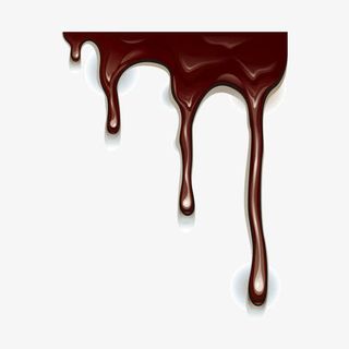 融化的巧克力免抠