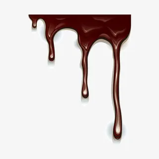 融化的巧克力免抠