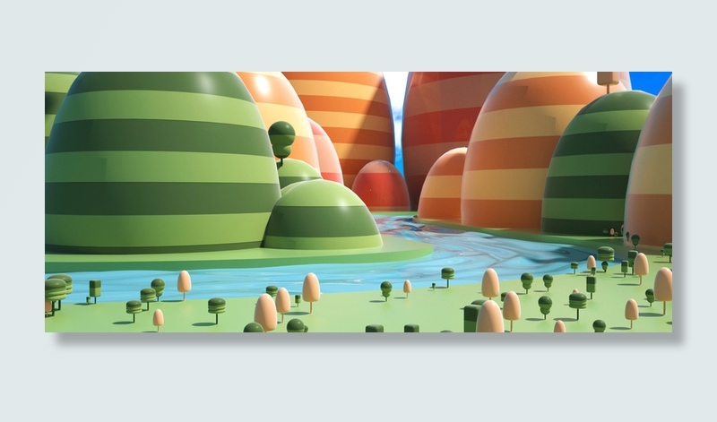 C4D，手绘，卡通，插画高清