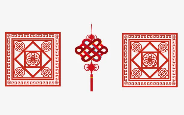 中国结素材矢量免抠