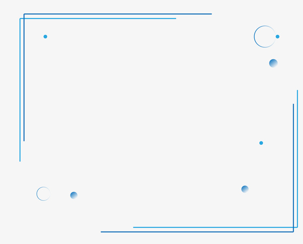 深蓝科技风，线框，科技感，未来感免抠