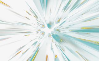 创意素材光影特效 炫酷蓝色放射免抠