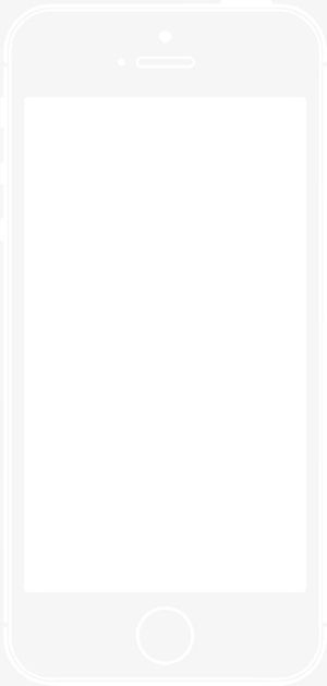 苹果5手机线稿矢量图免抠