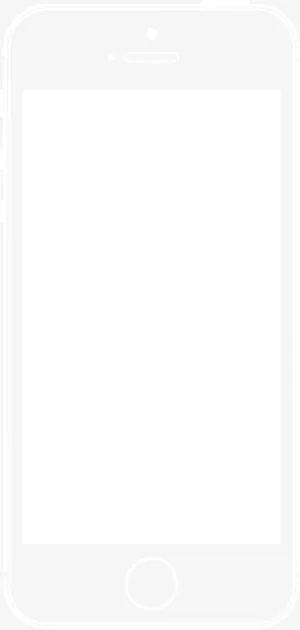 苹果5手机线稿矢量图免抠