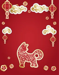 狗年矢量海报高清