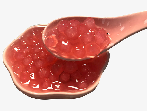 珍珠奶茶甜品樱花珍珠碗装免抠