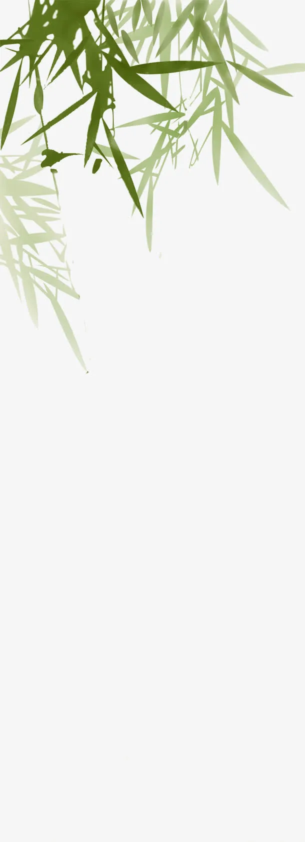 中国风水墨竹子免抠
