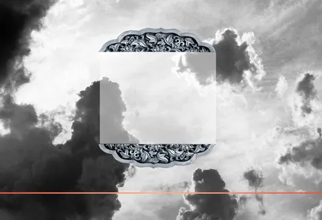 大气天空令牌灰色背景素材高清