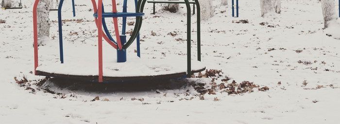 雪地白雪游乐园背景高清