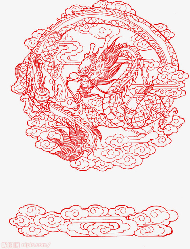 龙抬头海报 龙抬头展板 龙抬头促销 龙免抠