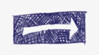 手绘涂鸦箭头免抠