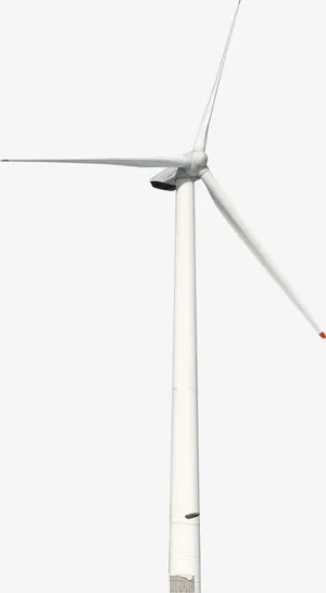 春天田园风力发电免抠