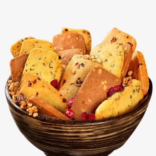 手工粗粮酥饼免抠