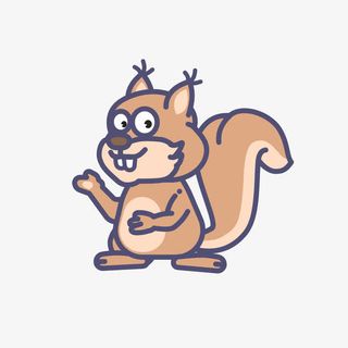 灰色手绘松树元素免抠