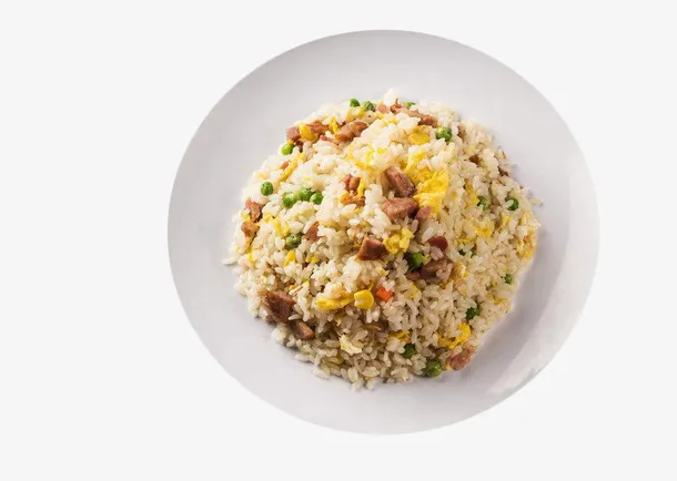 好看可口火腿炒饭免抠