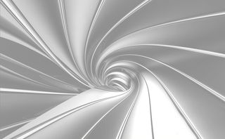 黑白神秘力量感旋涡免抠