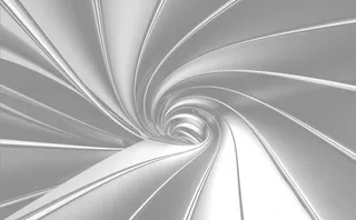 黑白神秘力量感旋涡免抠