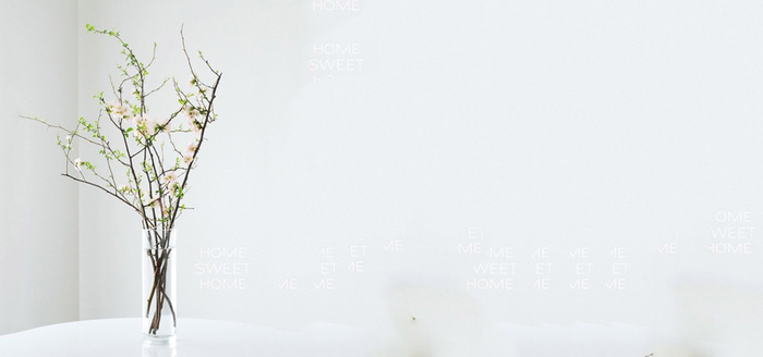 文艺小清新花枝家居背景高清